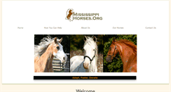 Desktop Screenshot of mississippihorses.org