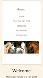 Mobile Screenshot of mississippihorses.org